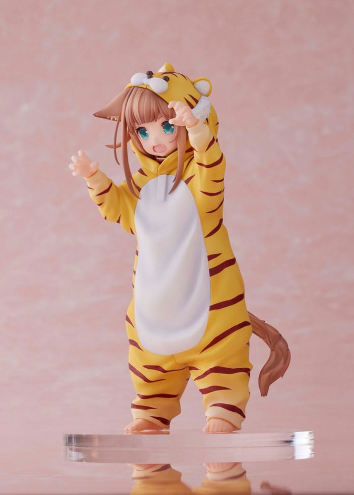 My Cat Is a Kawaii Girl Statue Palette Dress-Up Collection: Tora Kinako 15 cm