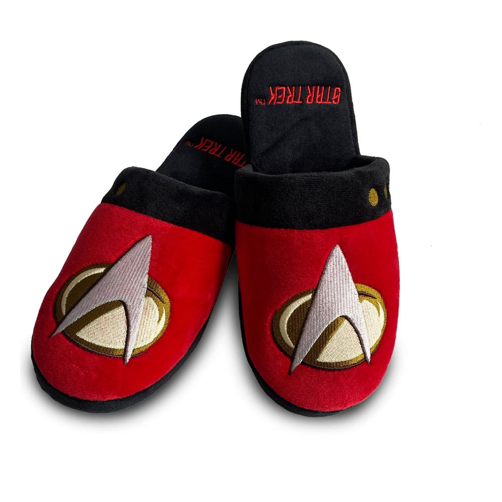 Star Trek pantoffels instappers rood Picard - 42/45