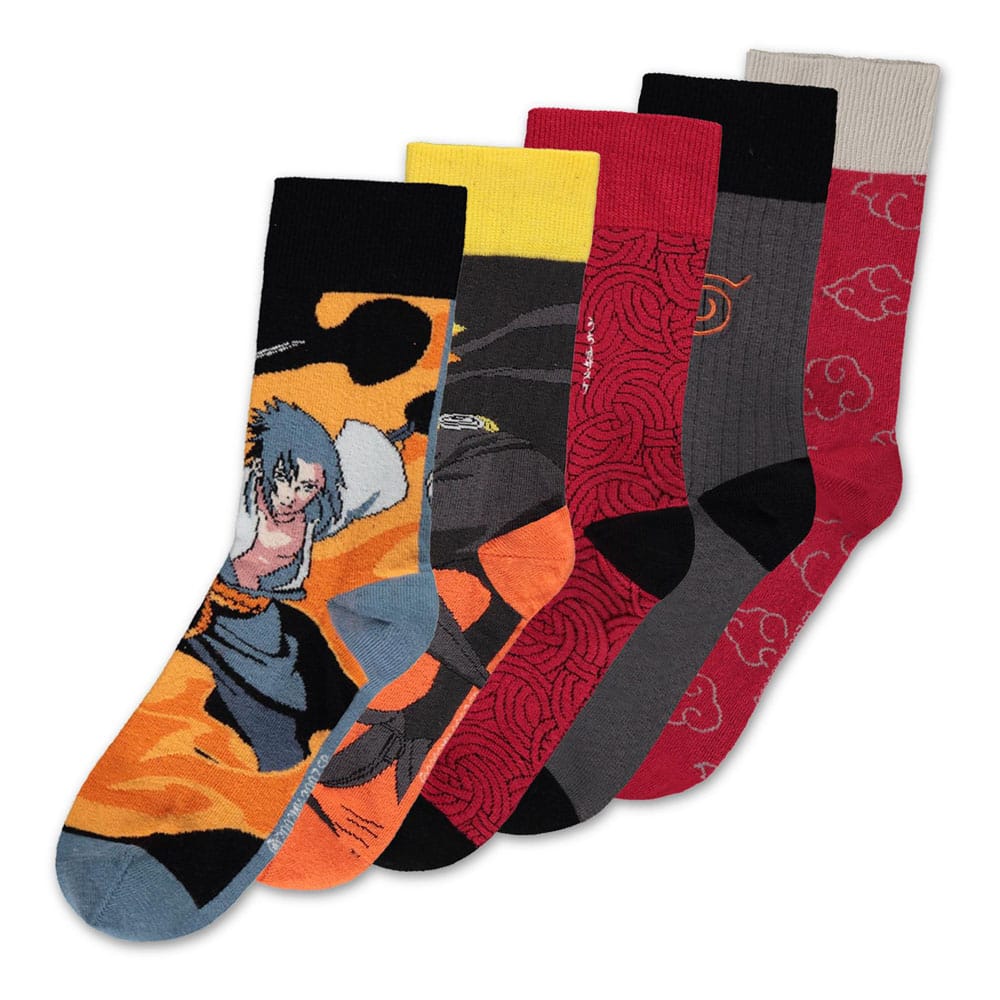 Naruto - 5 Pack / Giftset Sokken - 39/42 - Multicolours