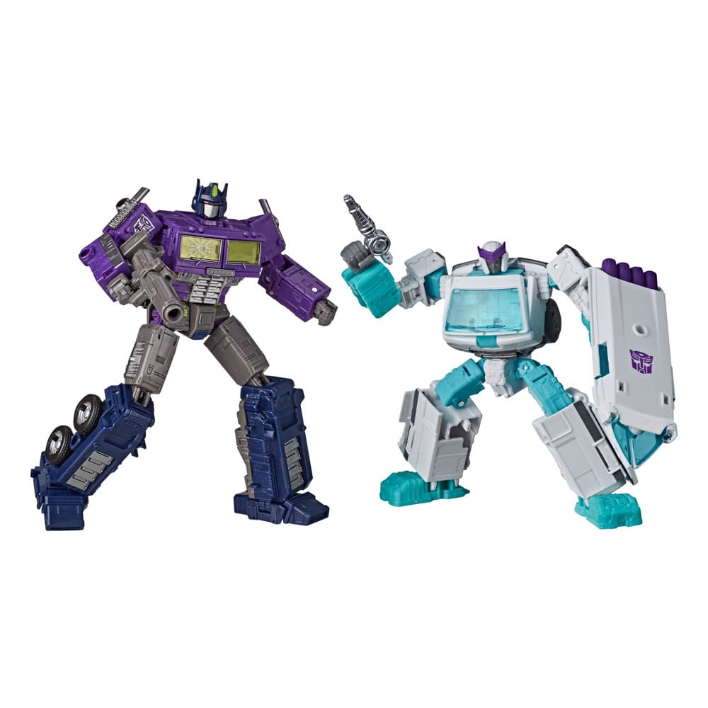 Transformers Generations War for Cybertron WFC: Earthrise Selects Shattered Glass Optimus Prime (17 cm) & Ratchet (12 cm)