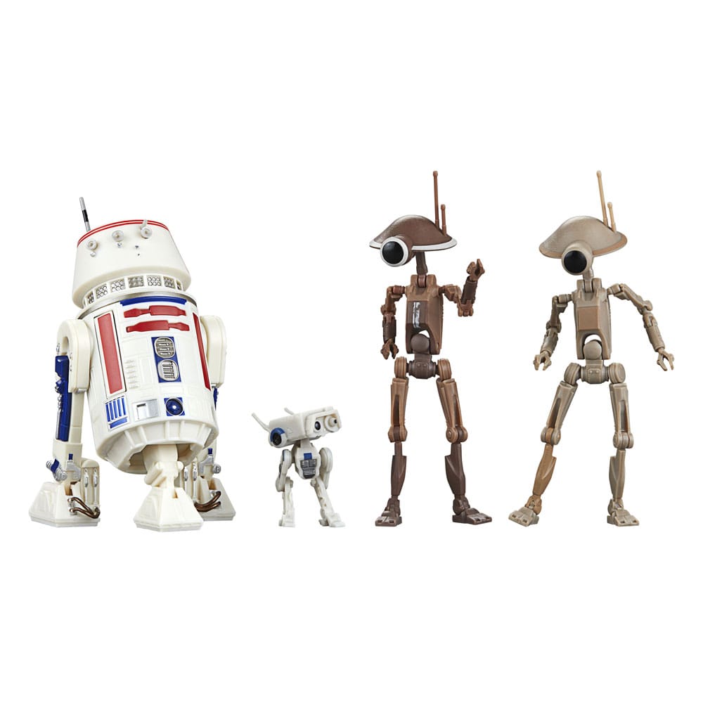 Star Wars: The Mandalorian Black Series Action Figure 4-Pack R5-D4, BD-72 & Pit Droids