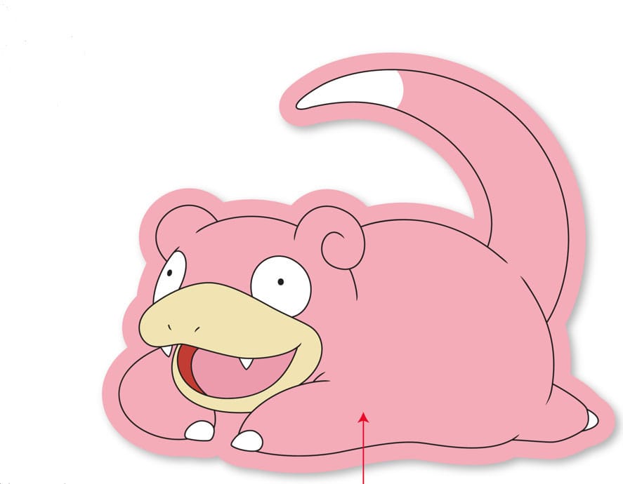 Pokemon Pude - Slowpoke 35 cm