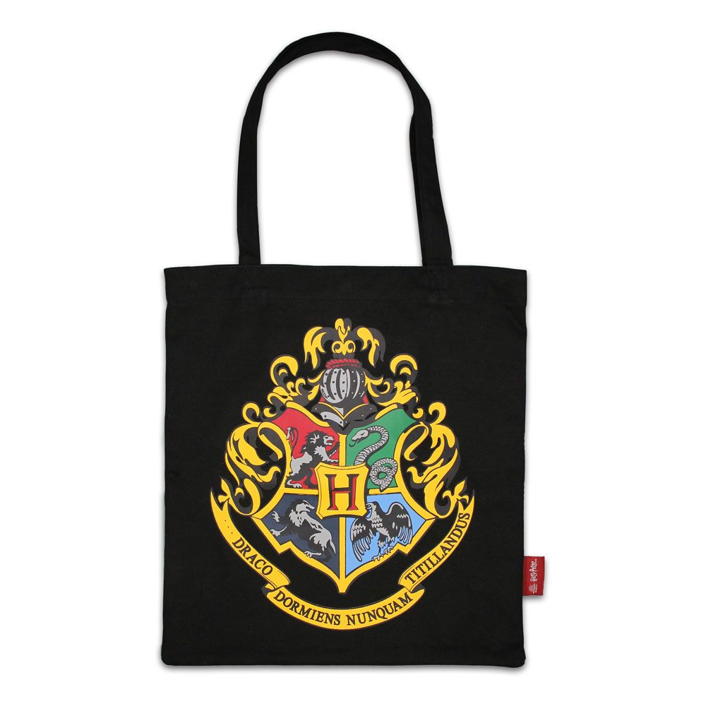 Harry Potter tas katoen Hogwarts zwart - Tote bag - boodschappentas