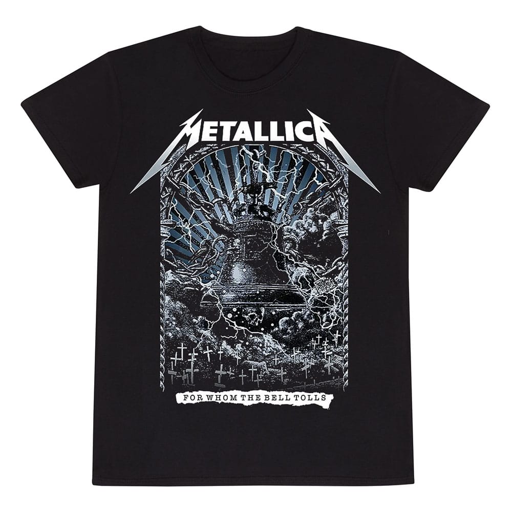 Metallica For Whom The Bells Toll T-shirt zwart L - Katoen - Band merch, Bands