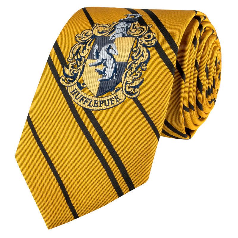Harry Potter Hufflepuff woven logo kids necktie