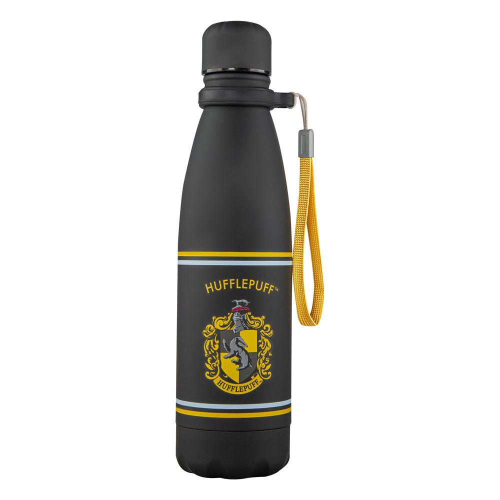 Cinereplicas Harry Potter Waterfles Thermo Water Bottle Hufflepuff Zwart