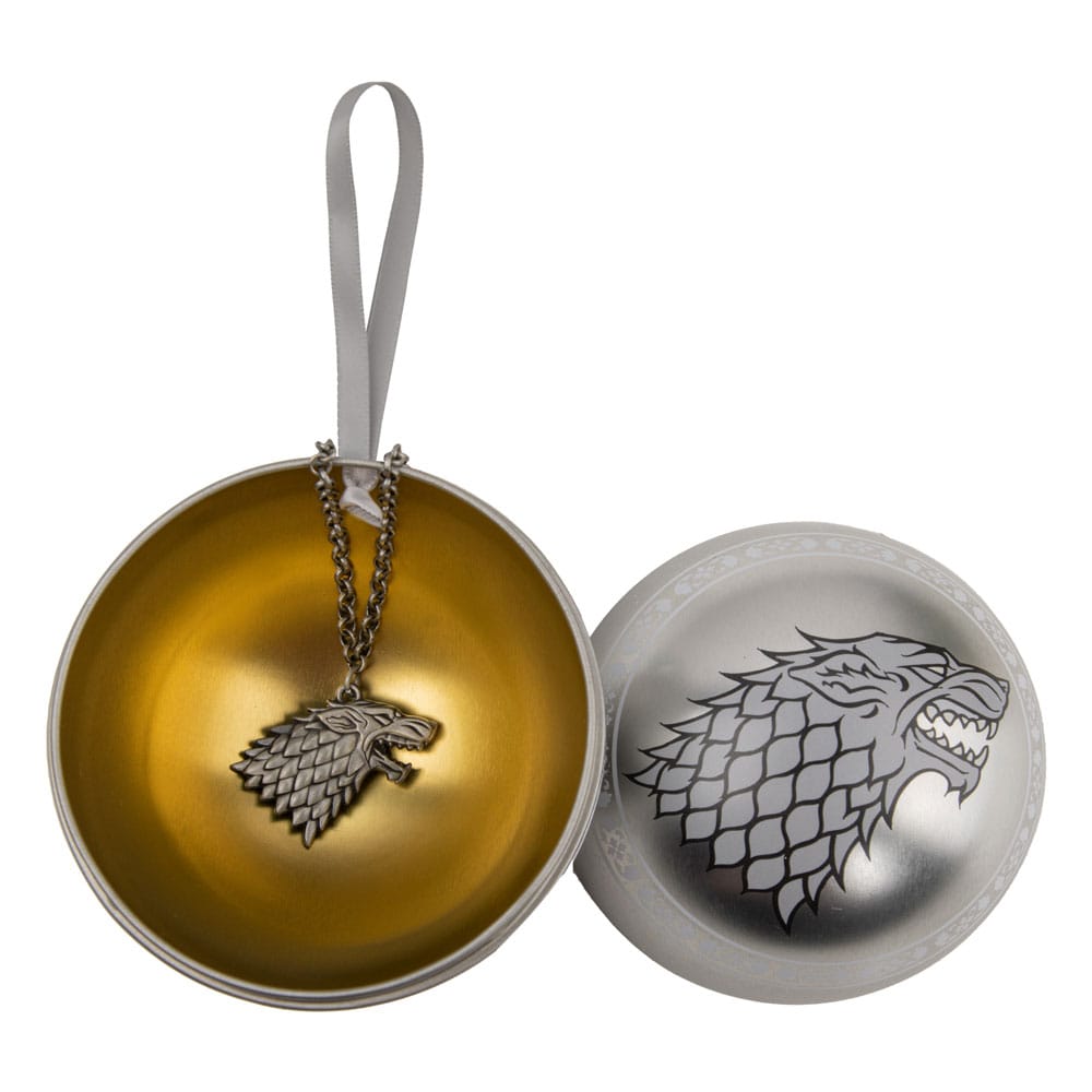 Game of Thrones tree ornment with Necklace Stark