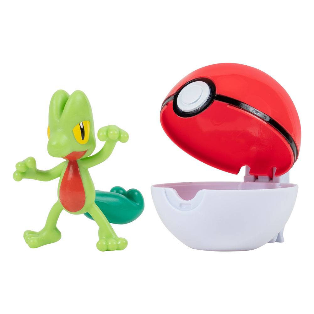 Pokémon - Speelfiguur set - Clip 'N' Go - Treecko + Pokéball