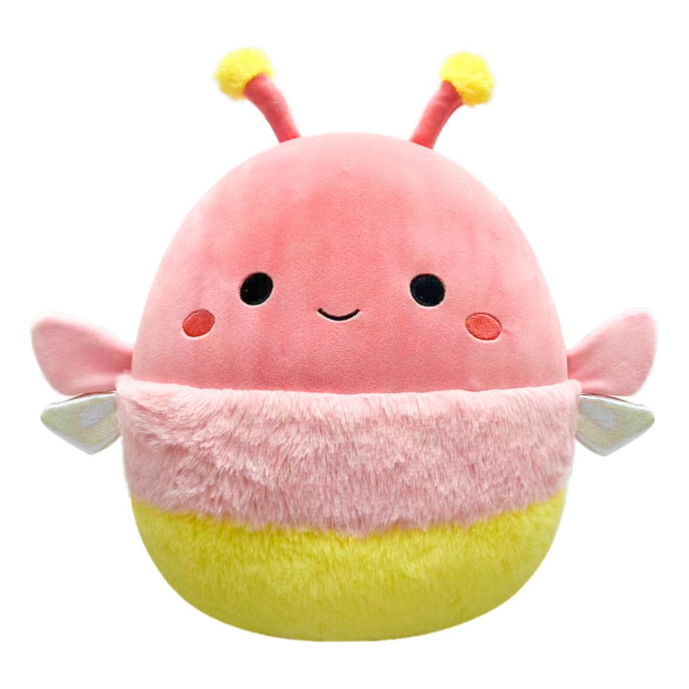 Squishmallows Bamse - Coral Firefly with Pink and Yellow Fuzzy Stripes 30 cm