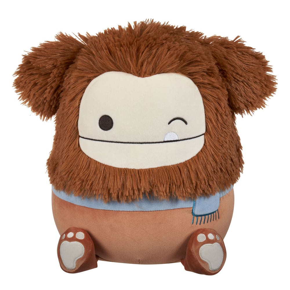 Squishmallows Bamse - Winking Brown Bigfoot with Scarf Benny 30 cm