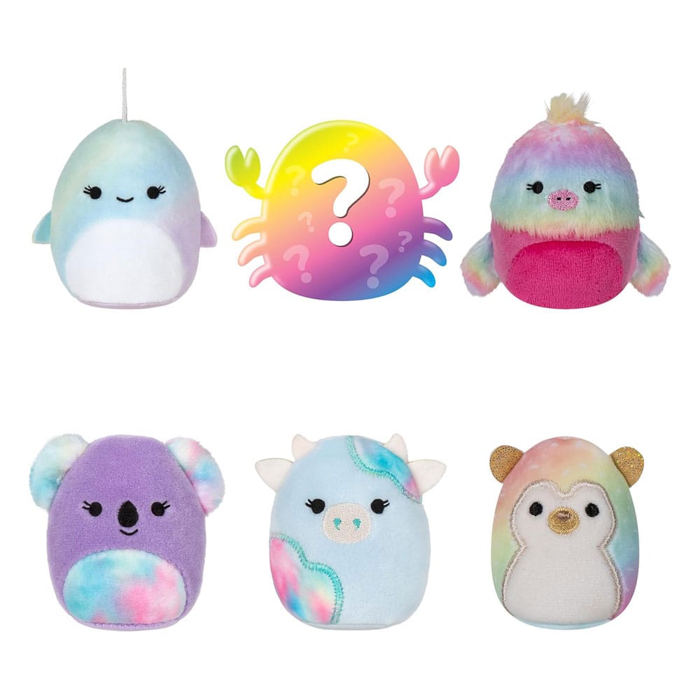 Squishville Mini Squishmallows Plush Figure 6-Pack Fun & Fabulous Squad 5 cm