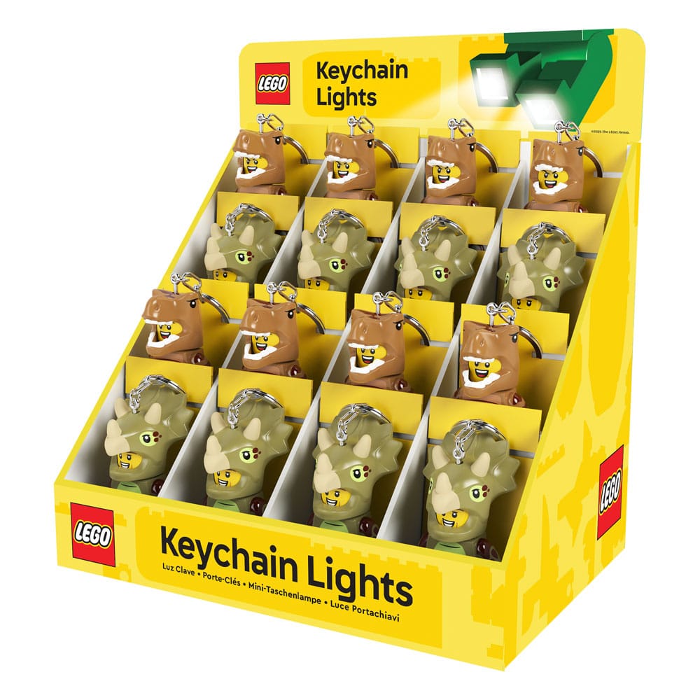 LEGO Minifigures Counter Display for Light-Up Keychains Dinosaur