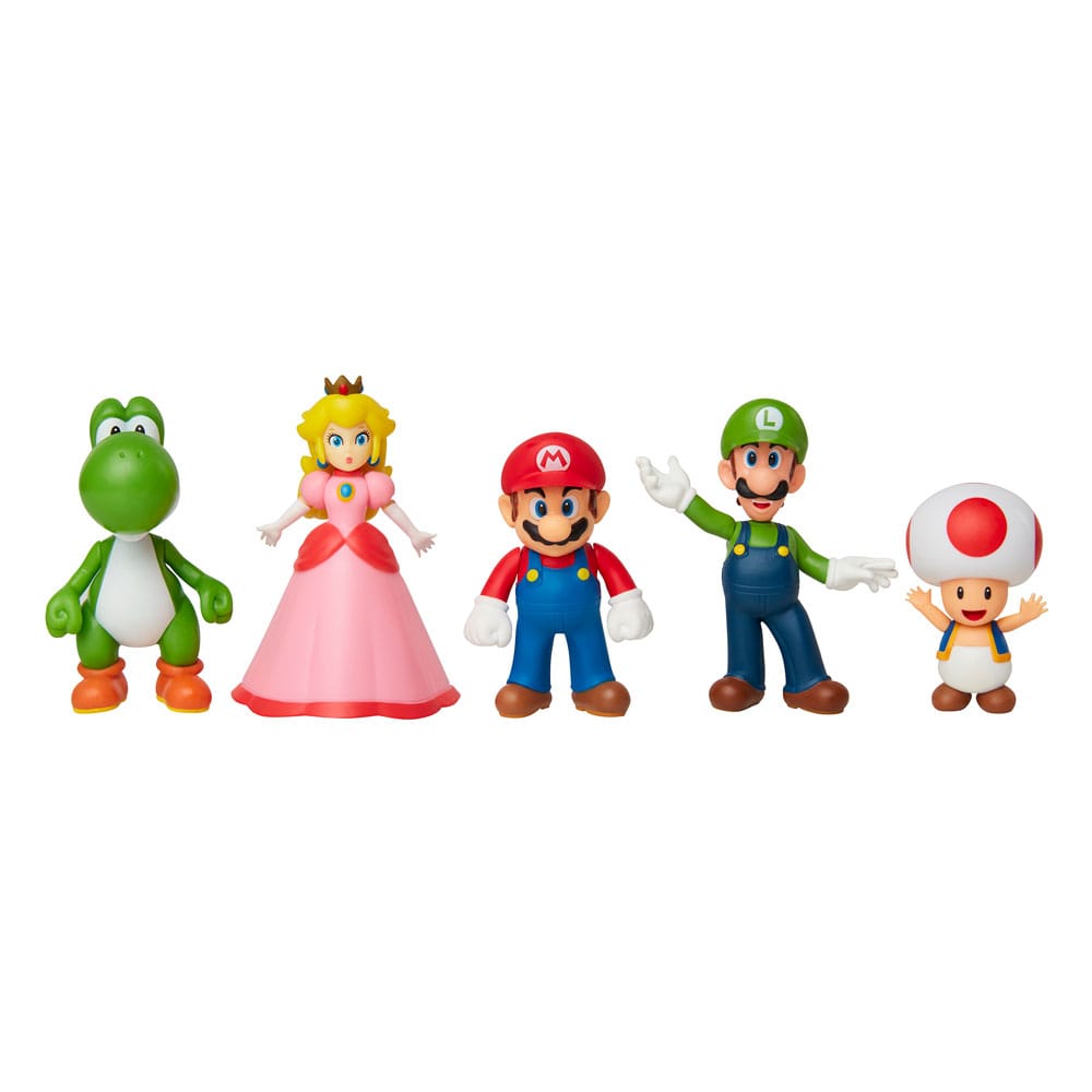 World of Nintendo Super Mario \u0026 Friends Figures 5-piece box set Exclusive