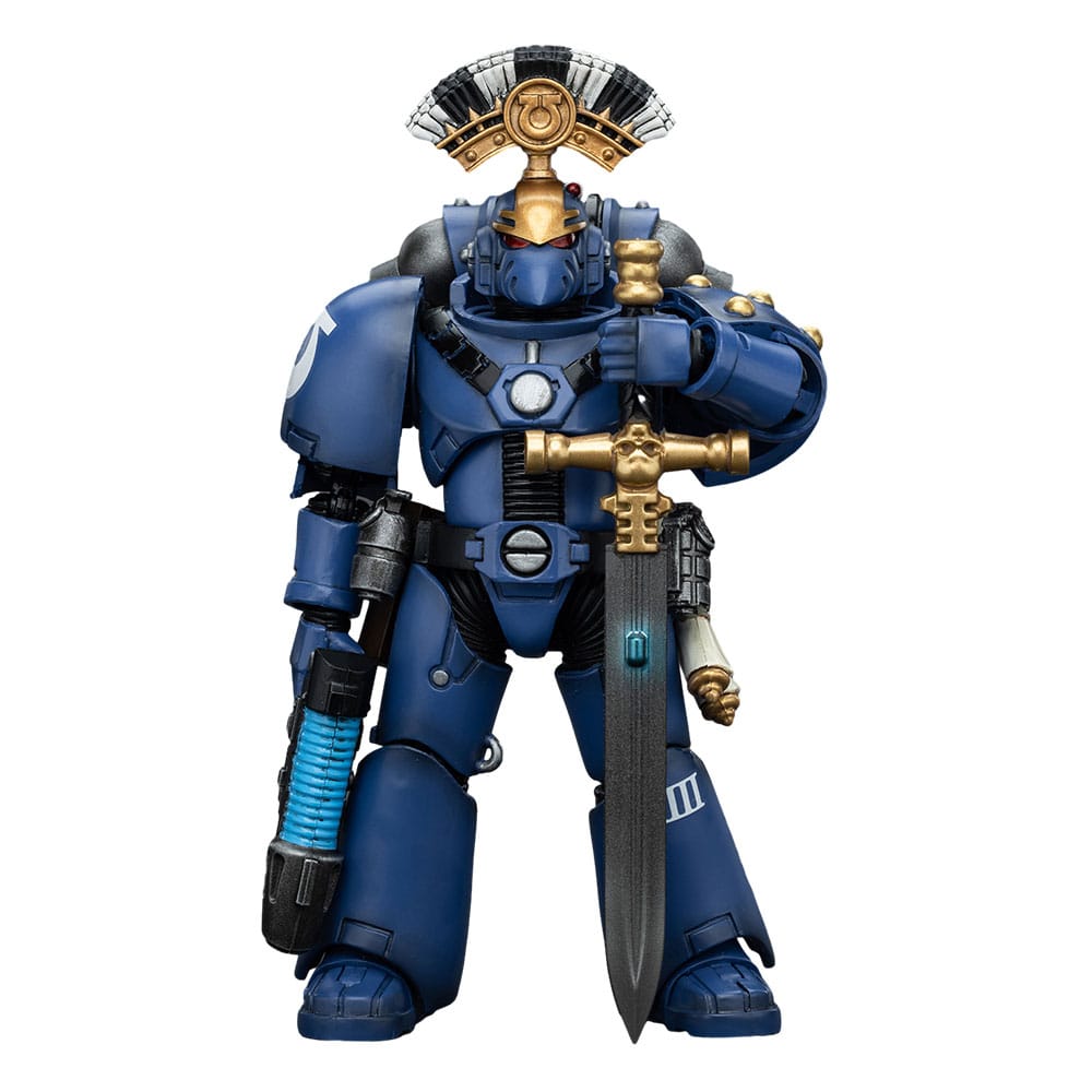 Warhammer The Horus Heresy Action Figure 1/18 Ultramarines MK VI Tactical Squad Sergeant with Plasma Pistol and Power Sword 12 cm