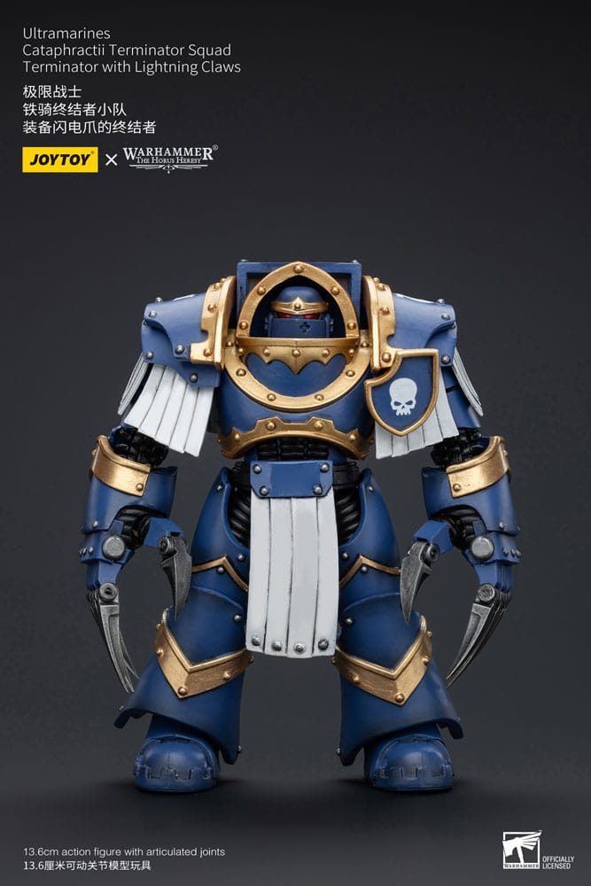 Warhammer The Horus Heresy Action Figure 1/18 Ultramarines Cataphractii Terminator Squad Terminator with Lightning Claws 14 cm