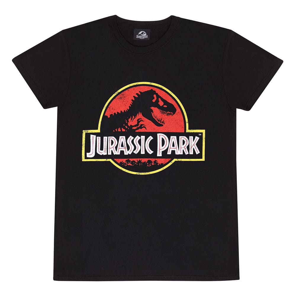 Jurassic Park T-Shirt Classic Logo Size S