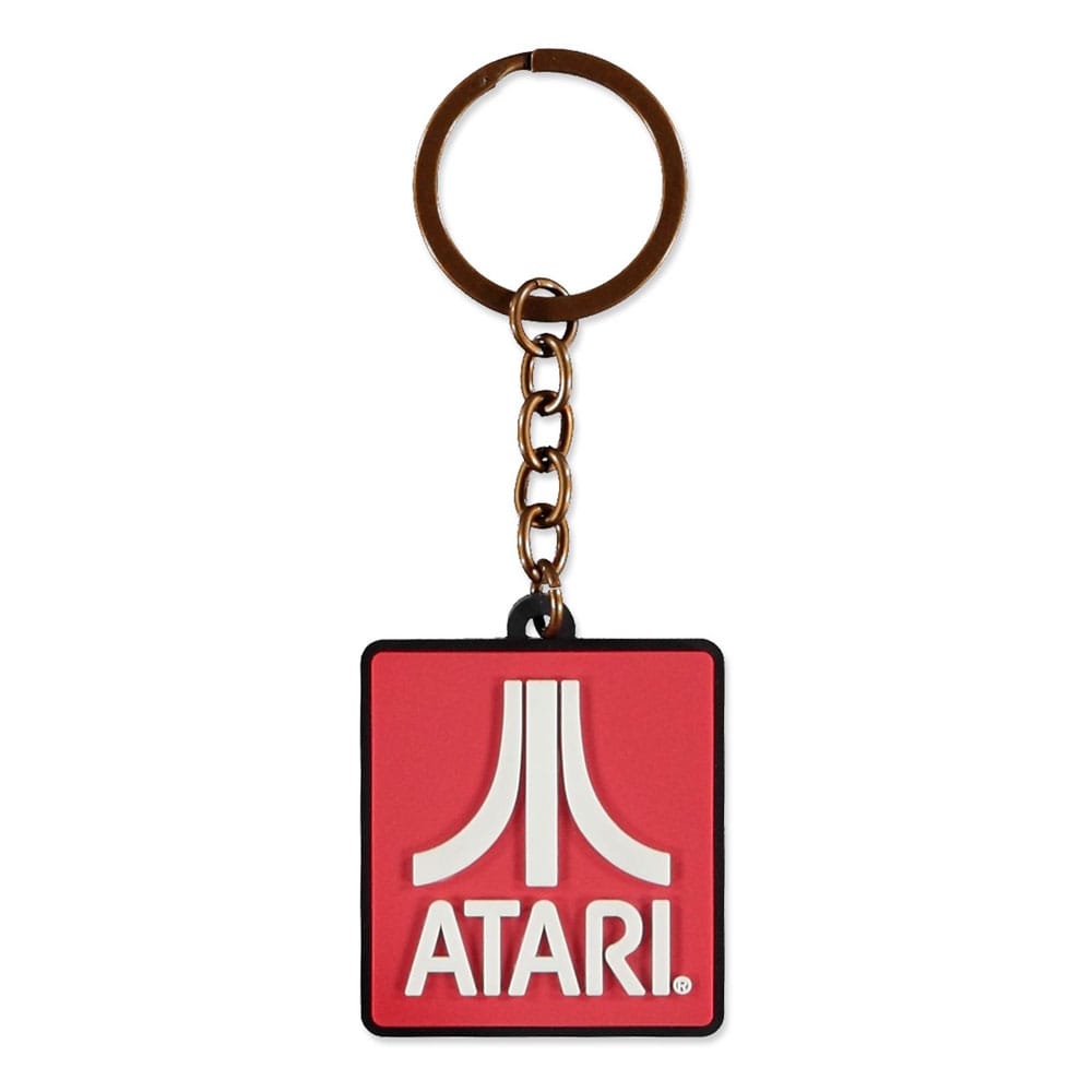 Atari Rubber Keychain Logo