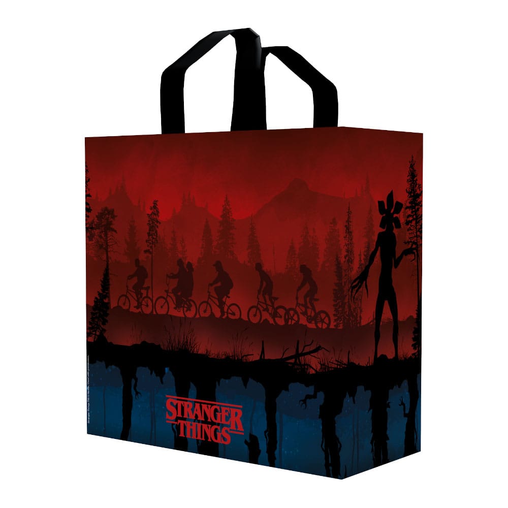 Stranger Things Tote Bag Upsidedown