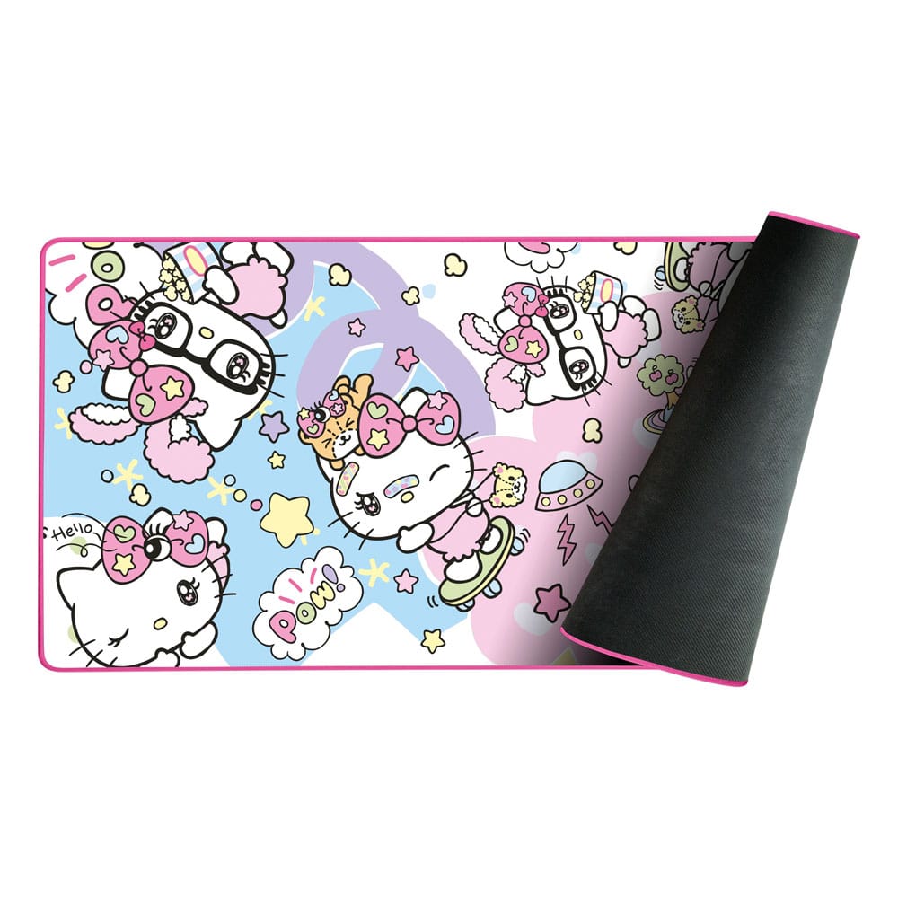 Hello Kitty - XXL muismat - 90cm x 47cm - ideaal voor thuiswerken en gaming