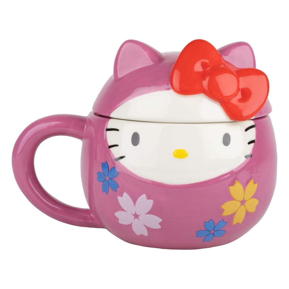 Hello Kitty - Daruma - 3D mok - 500ml - geschikt voor vaatwasser - magnetron - oven