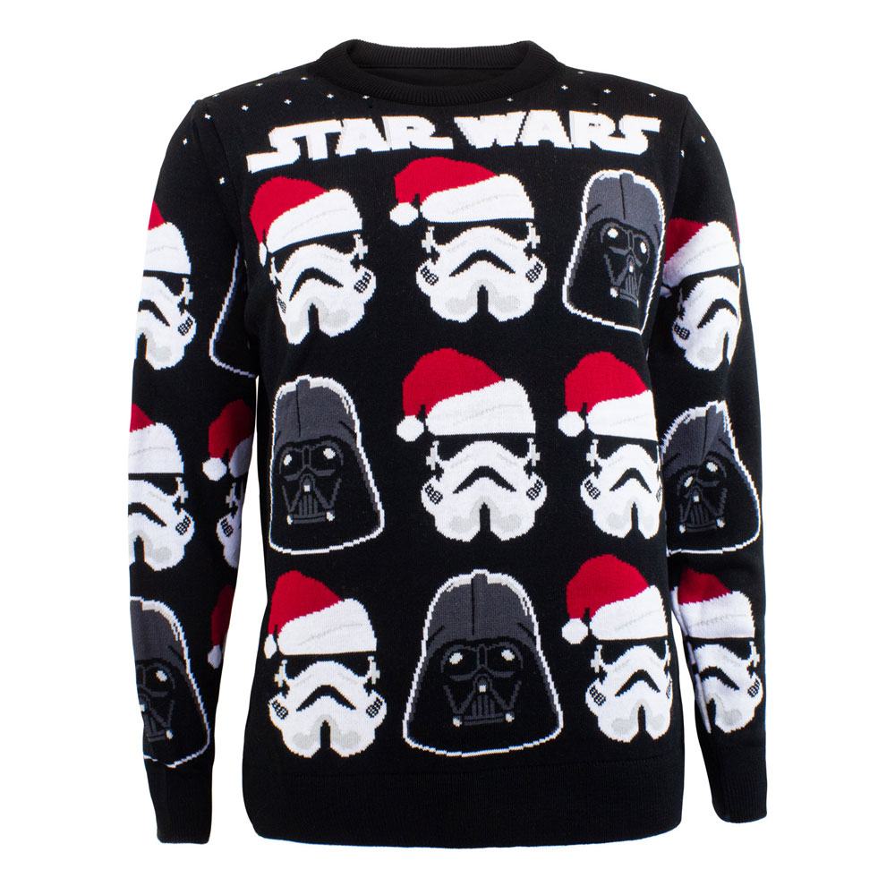 Star Wars Sweatshirt Christmas Jumper Darth Vader / Stormtrooper Size M