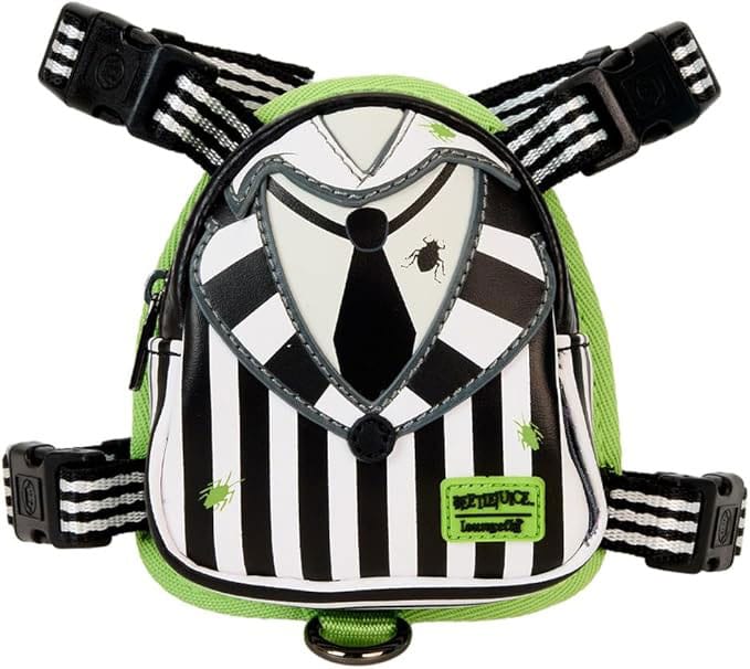 Beetlejuice by Loungefly Dog Harness Mini Backpack Cosplay Small