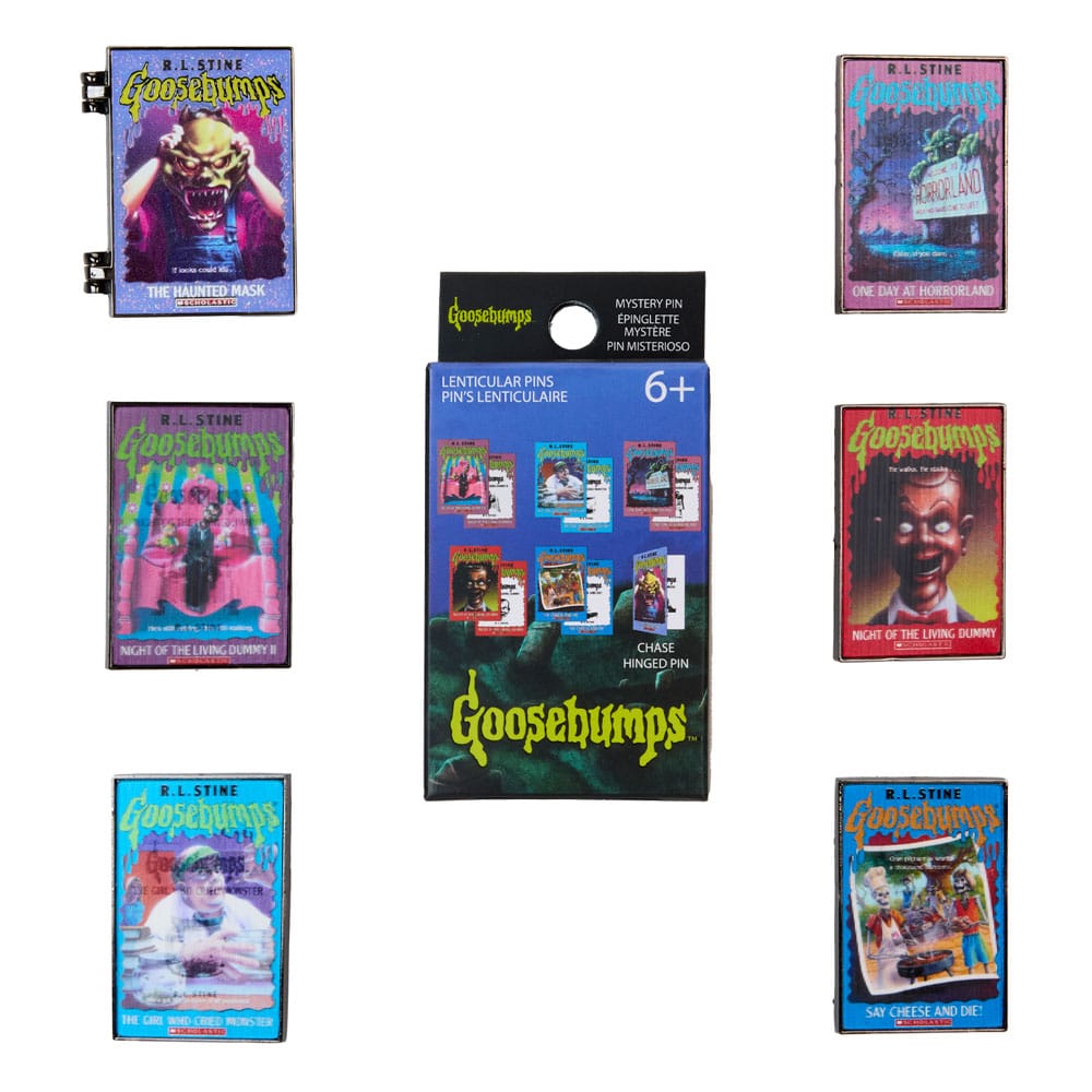 Goosebumps by Loungefly Enamel Pins Books Blind Box Assortment (12)