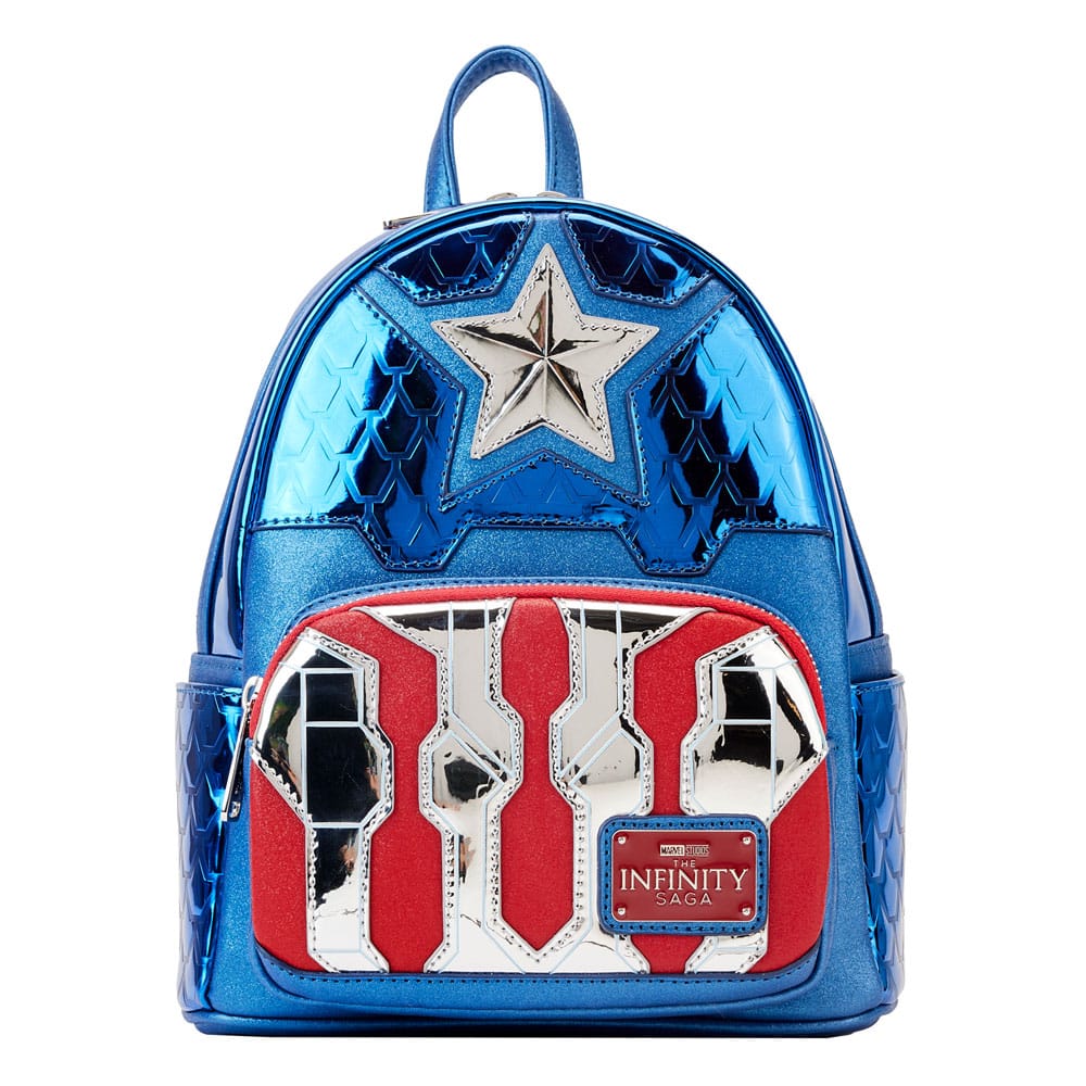 Loungefly Marvel By Loungefly Backpack Captain America Cosplay - Picture 1 of 1