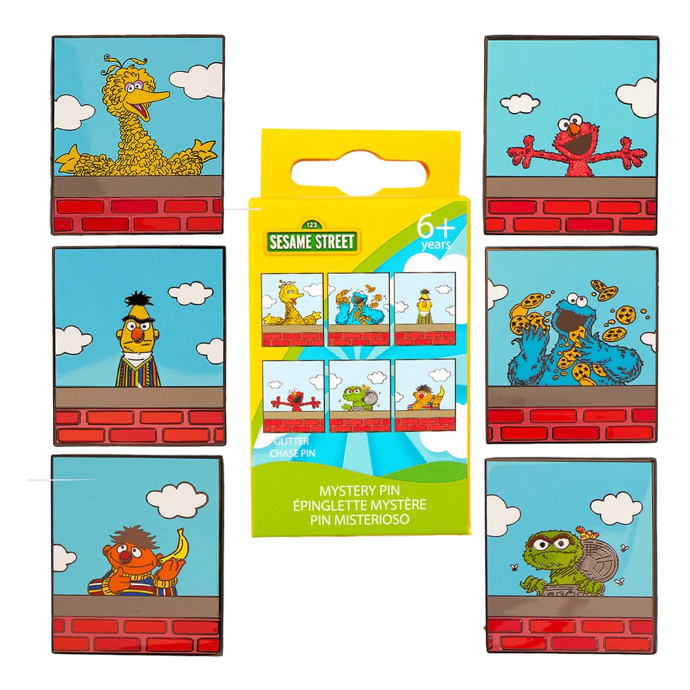 Sesame Street by Loungefly Enamel Pins Blind Box Assortment (12)