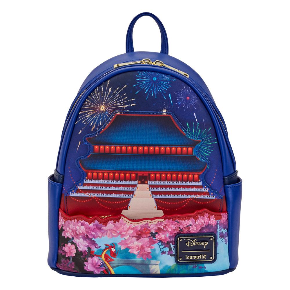 Disney Loungefly Backpack Mulan Castle Light Up