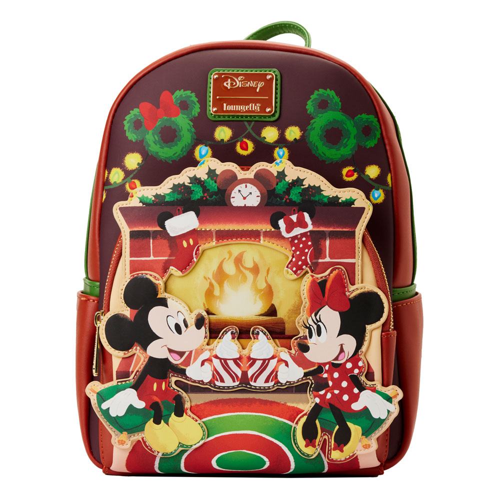 Loungefly: Disney Mickey & Minnie - Warm Cacao Vuurplaats Verlichte Mini Rugzak