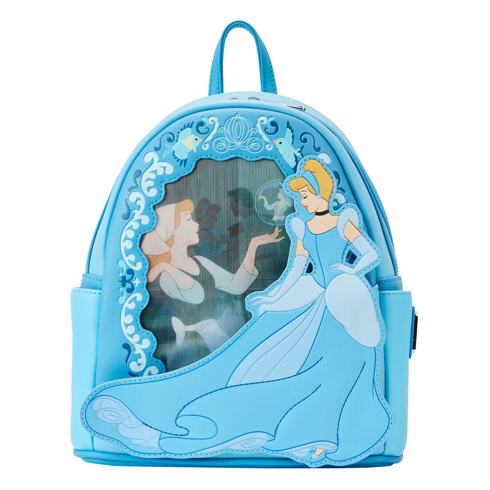 Disney Loungefly Mini Backpack Cinderella Lenticular Screen