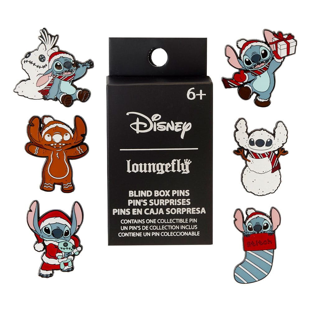 Disney by Loungefly Enamel Pins Stitch Holiday 3 cm Display (12)