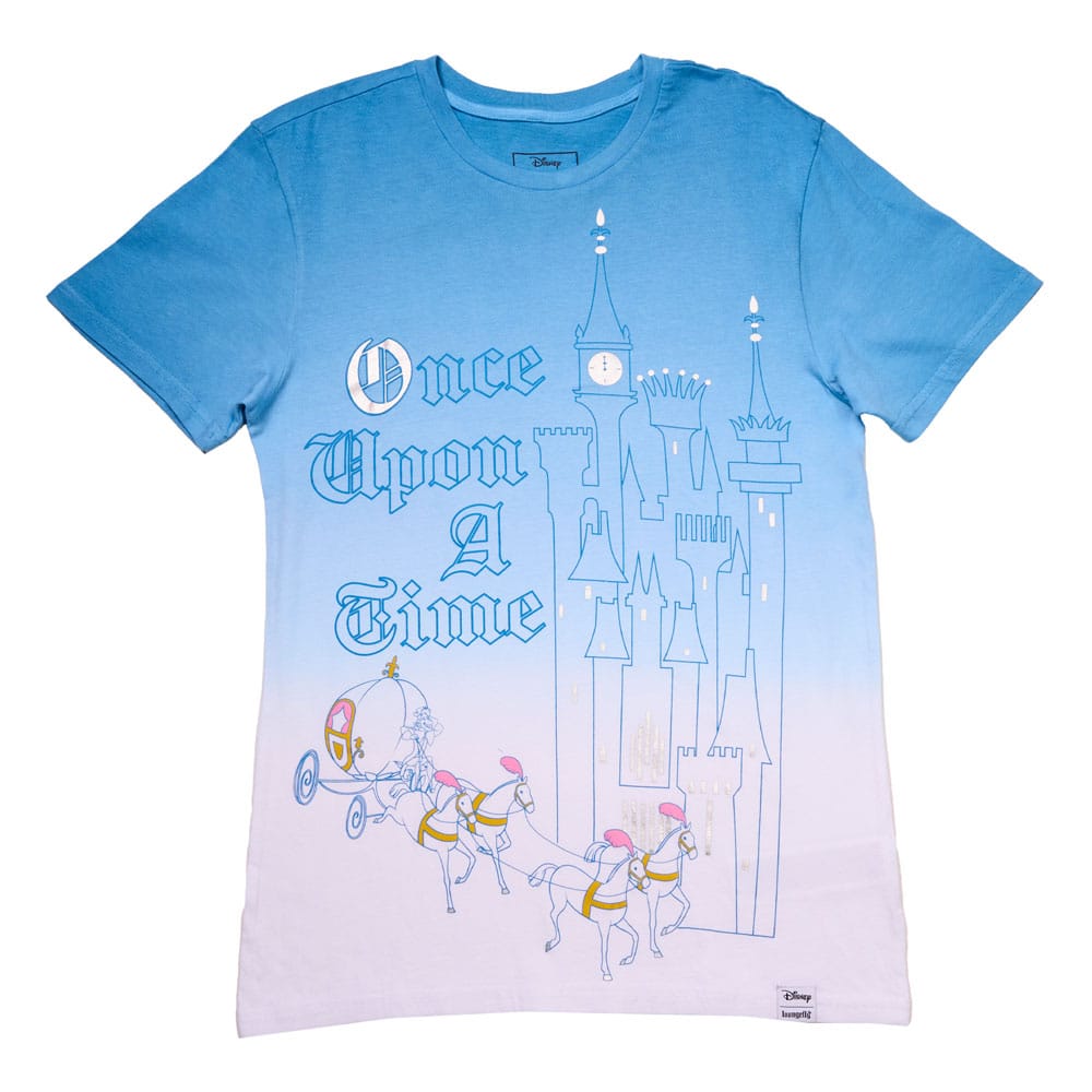 Disney by Loungefly Tee T-Shirt Unisex Cinderella 75th Anniversary Size S