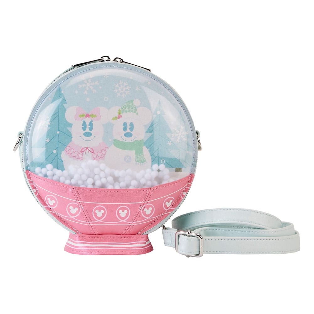 Loungefly Disney By Loungefly Crossbody Mickey & Friends Winter Snowglobe - Picture 1 of 1