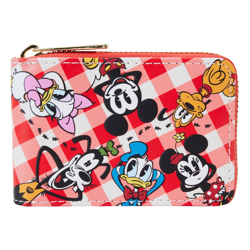 Loungefly Disney By Loungefly Wallet Mickey And Friends Picnic - Picture 1 of 1