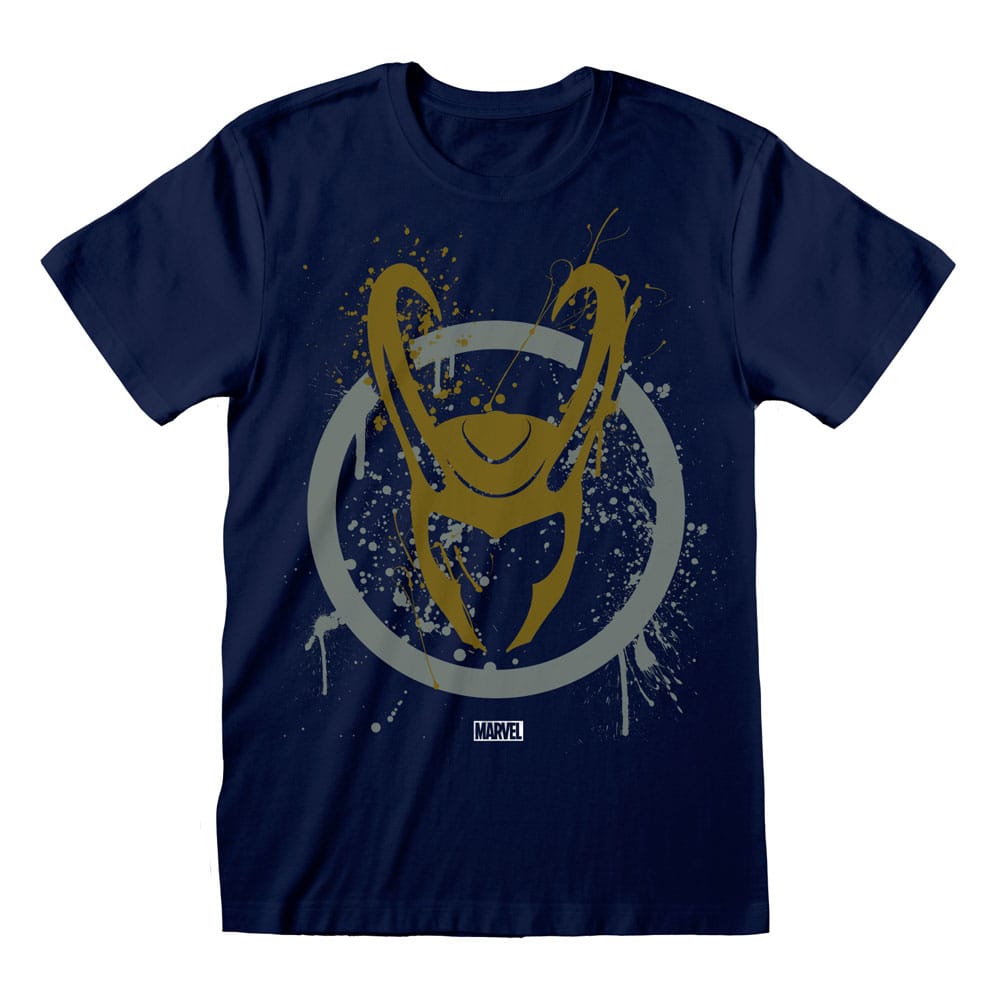 Loki T-Shirt Splatter Logo Size XL