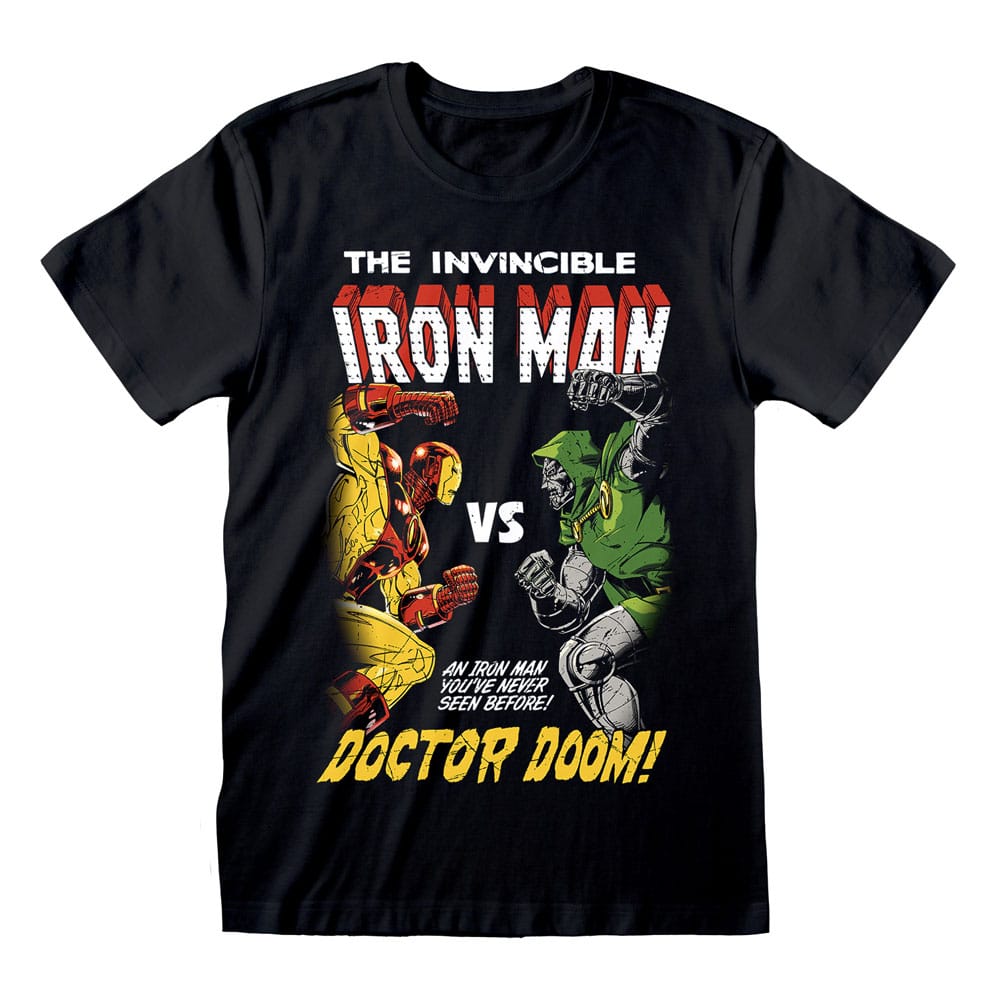 Marvel T-Shirt Iron Man vs Doom Size L