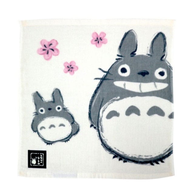 Marushin My Neighbor Totoro - Totoro met Sakura Mini Towel 34x36cm - Marushin Decoratie