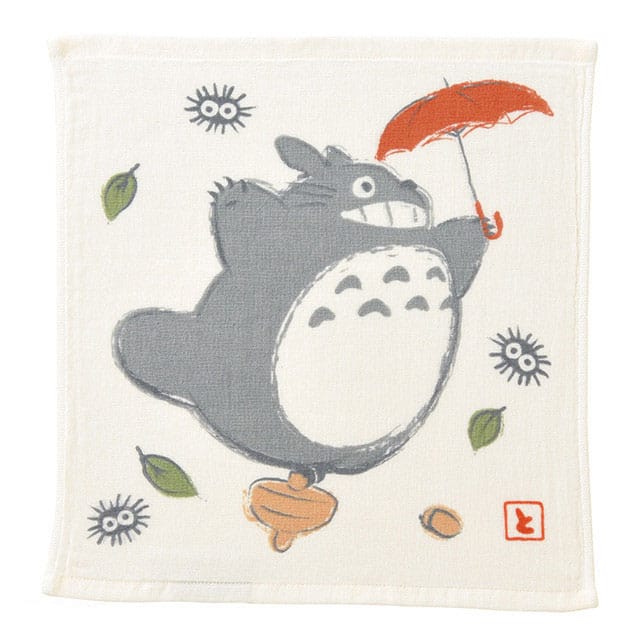 Ghibli - My Neighbor Totoro - Imabari Mini Handdoek Grote Totoro Paraplu 34X36cm