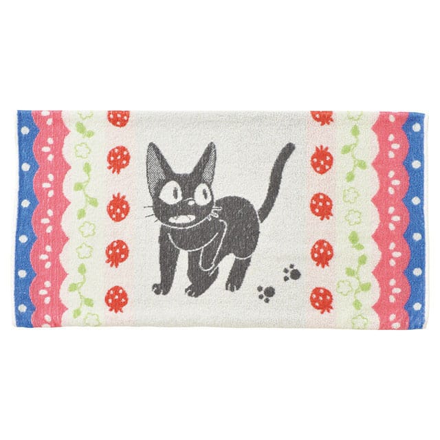 Kiki delivery's service Pillow Cover Jiji Strawberries 34 x 64 cm