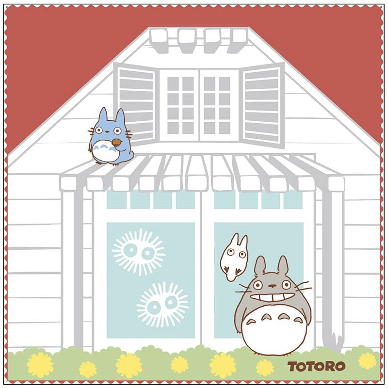 Studio Ghibli mini towel My neighbor Totoro Satsuki & Mei's Haus 25 x 25 cm