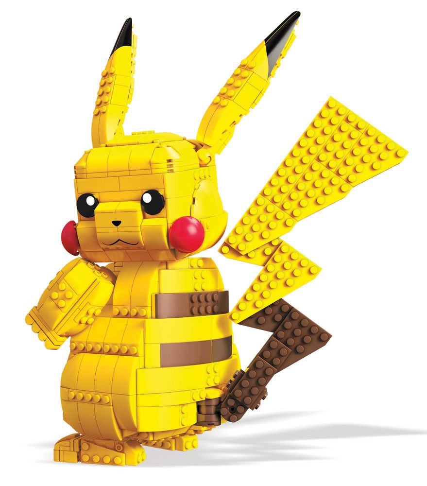 Pokémon Mega Construx Wonder Builders Construction sæt med Jumbo Pikachu på 33 cm