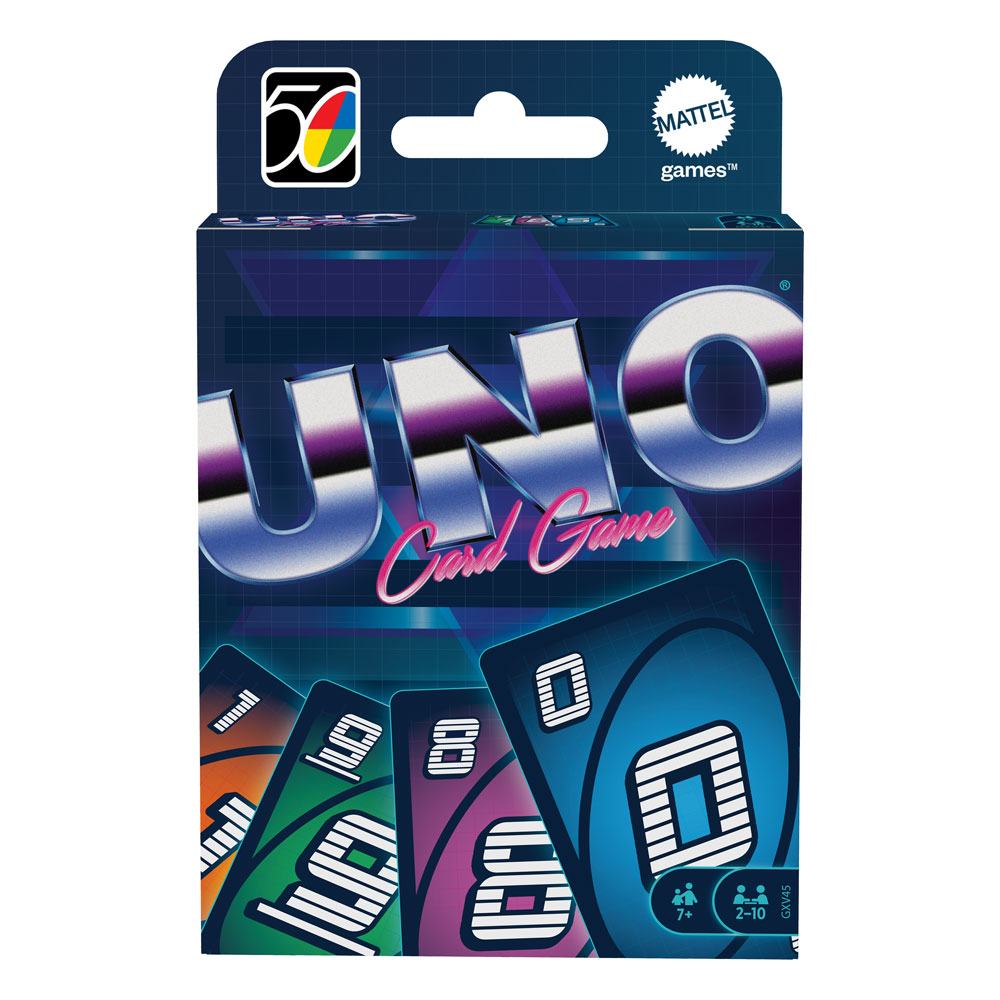 UNO Card Game Iconic Series Anniversary Edition 1980's