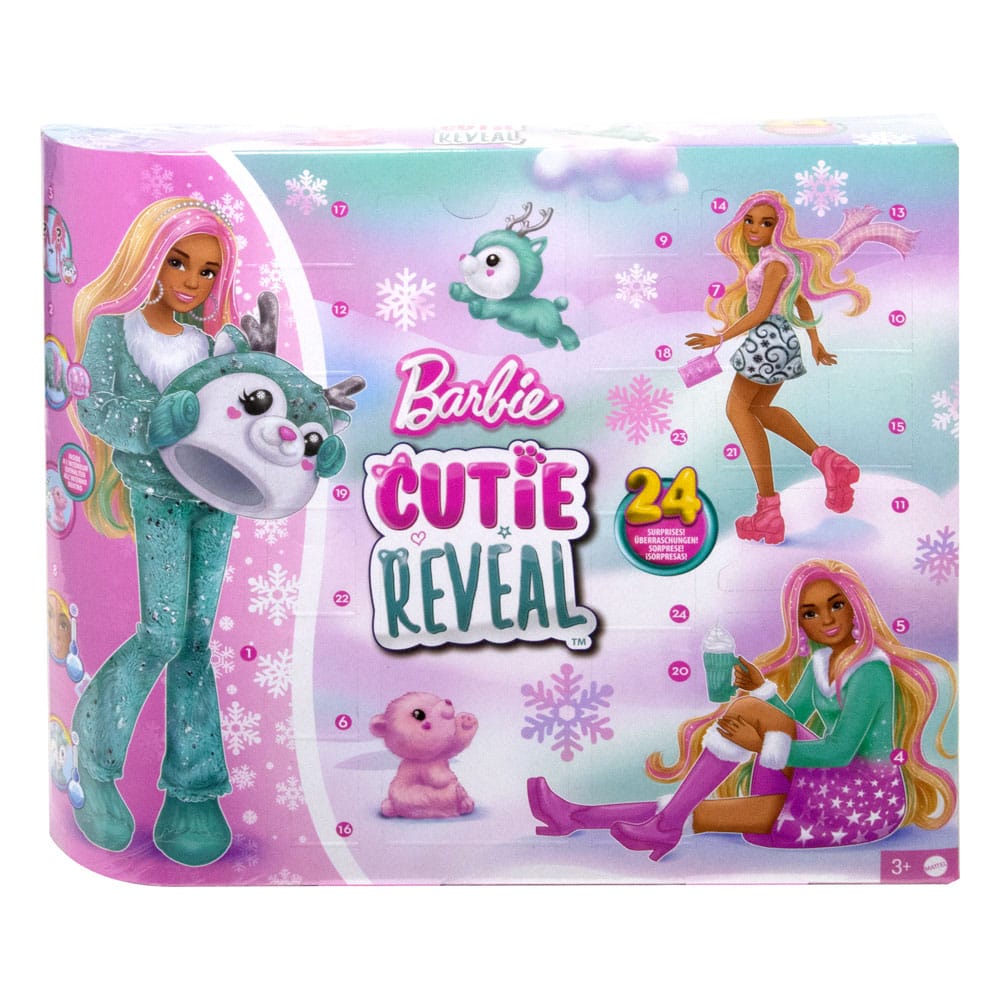 Barbie Advent Calendar with Doll Cutie Reveal