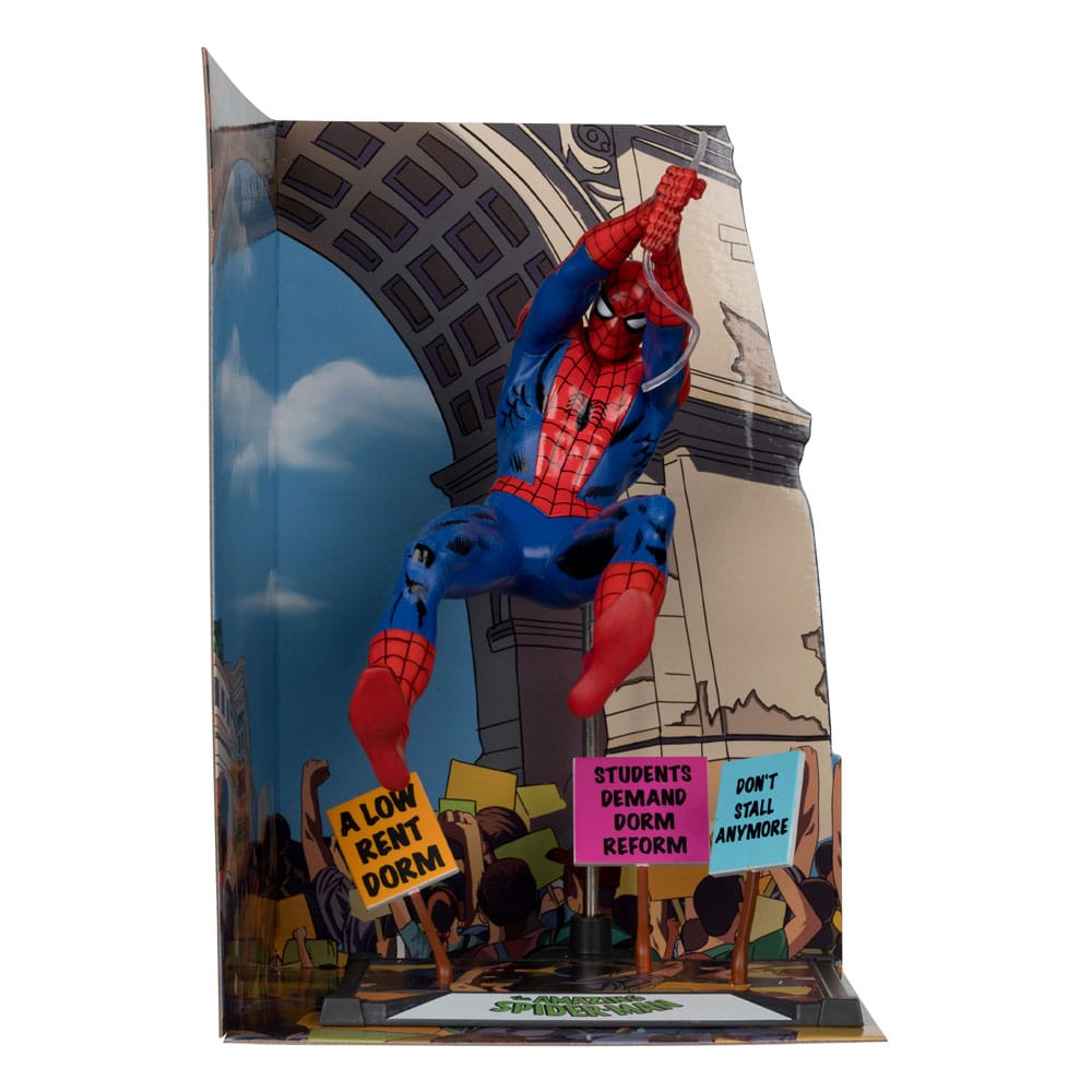 Marvel Collection PVC Statue 1/10 Spider-Man & Scene Gold Label (The Amazing Spider-Man #68) 15 cm