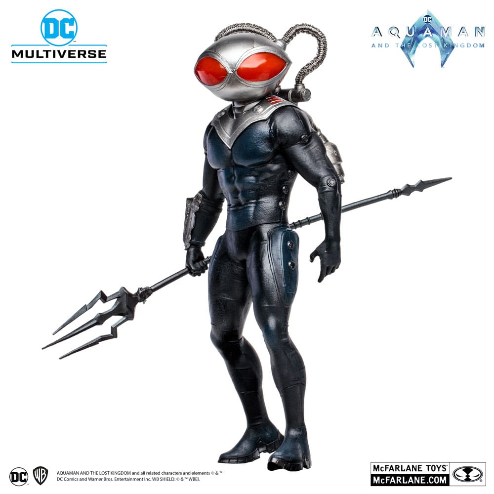 Aquaman and the Lost Kingdom DC Multiverse Megafig Action Figure Black Manta 30 cm - Damaged packaging