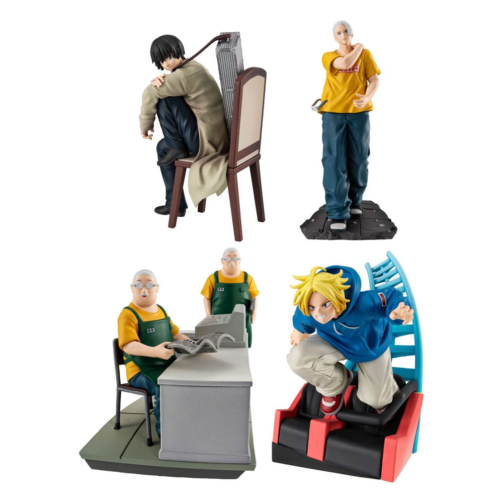 Sakamoto Days Petitrama EX Series Trading Figure 3-Set Cut Out Scenes Set 9 cm