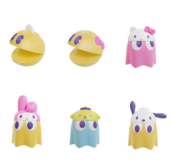 Pac-Man x Sanrio Characters Chibicollect Series Trading Figure 3 cm Assortment Vol. 1 (6)