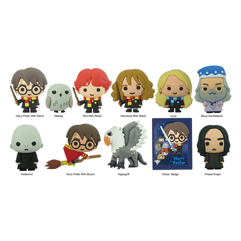 Harry Potter 3D PVC Bag Clips Series 3 Display (24)